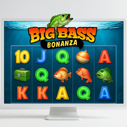 CD33 Big Bass Bonanza slot artwork