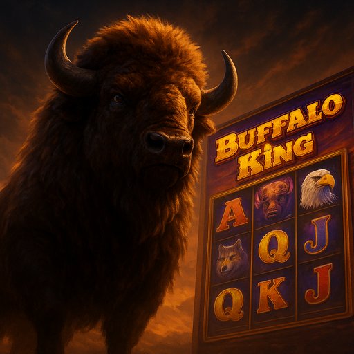 CD33 Buffalo King slot artwork
