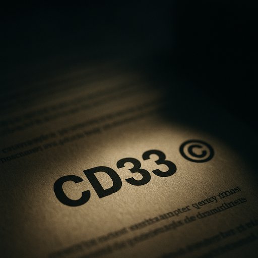 CD33 trademark and IP symbols